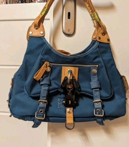 Ggl tasche neu mit leder - neu.,